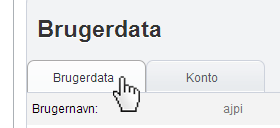 Klik på tabben "Profil"